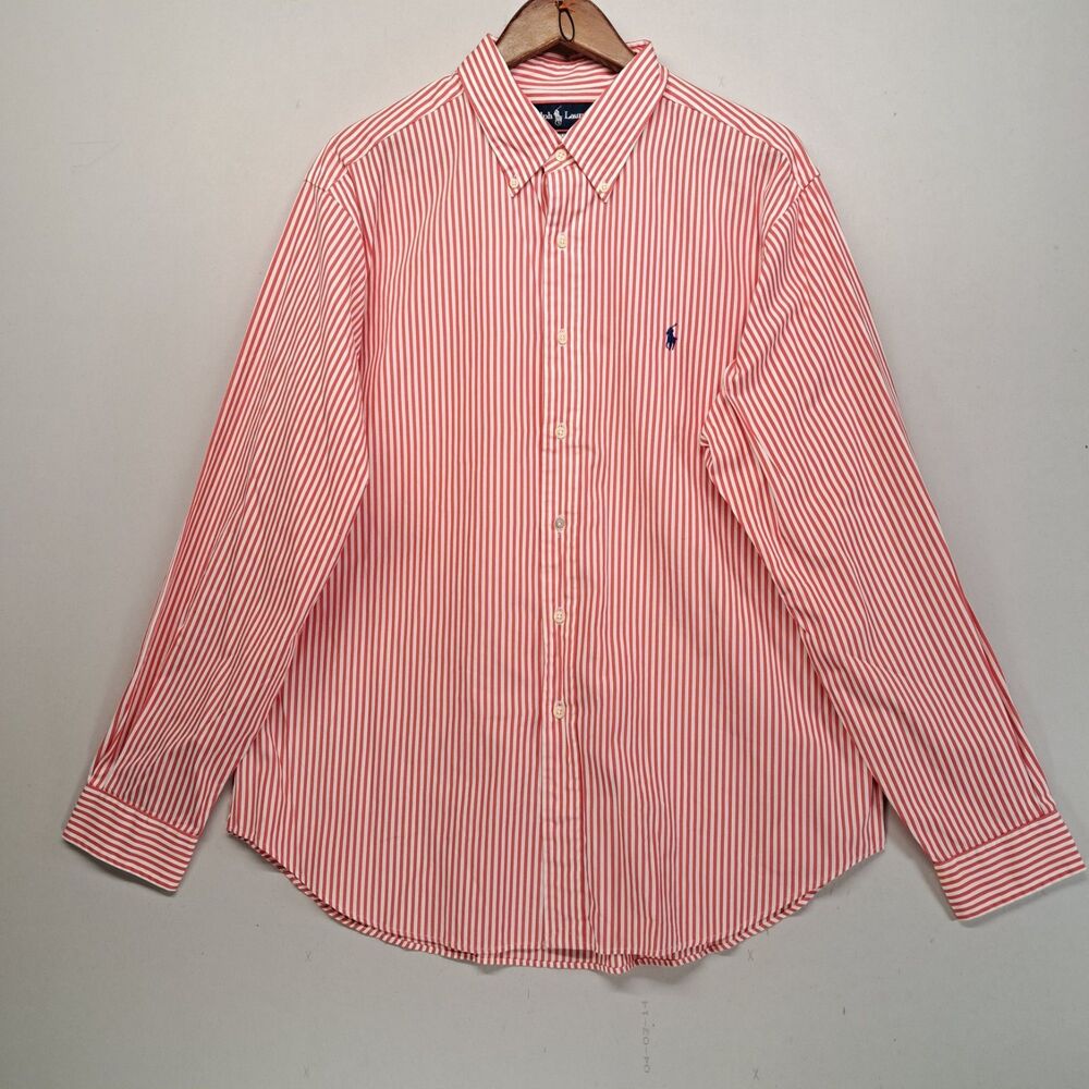 Ralph Lauren XL Classic Fit Striped Button Down Shirt